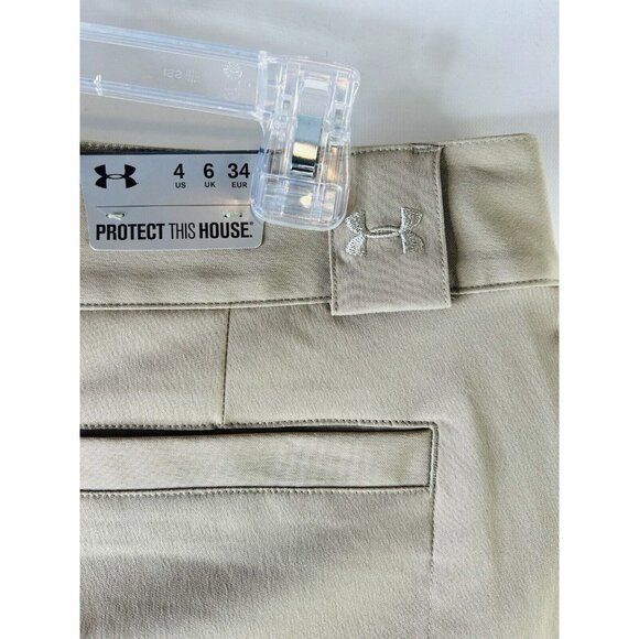New Under Armour Womens 4 Spell Out Polyester Bermuda Shorts - Picture 10 of 10